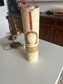 Grande cero pasquale d’epoca - candela liturgica