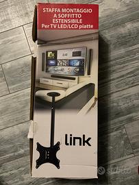 Staffa porta tv a soffitto