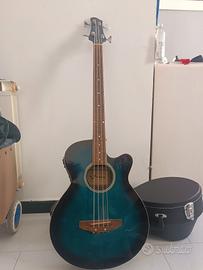 basso acustico fretless elettrificabile