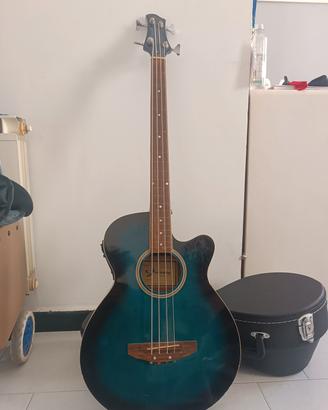 basso acustico fretless elettrificabile