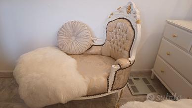 Poltrona Barocco Luxury con Cristalli