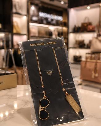 ✨ Charm Michael Kors Oro per Borsa con Ciondolo