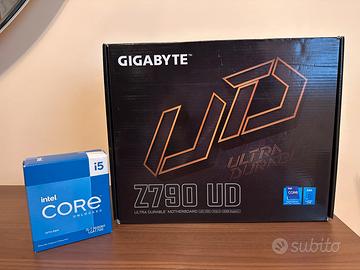 Combo scheda madre Z790 + intel I5 13600KF