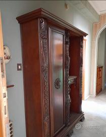 Armadio e vuotatasche antico massello