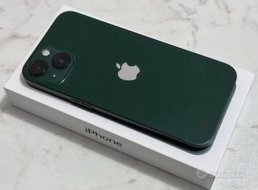 IPHONE 13 VERDE ALPINO NUOVO+SCATOLA+CAVO