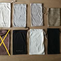 Sacchetti e cordini per occhiali, organizzatore