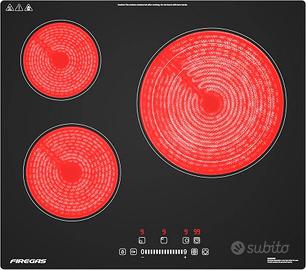 PIANO COTTURA | VETROCERAMICA | 59CM | 5900W