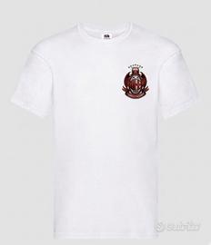  T-shirt Bianca AC Milan "Il Diavolo è Rossonero"