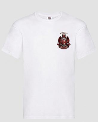  T-shirt Bianca AC Milan "Il Diavolo è Rossonero"