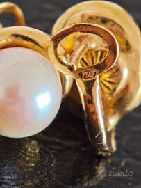 Orecchini in Oro 750 con Perle – 5,8 g