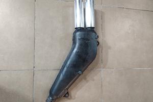 marmitta terminale scarico Honda Transalp 650