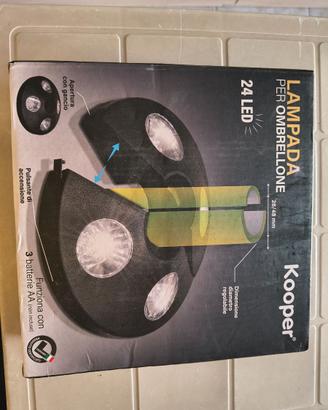 Luce led per ombrellone 