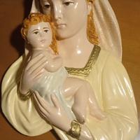 Scultura Capezzale Madonna Vintage 