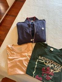 Box 1 felpa + 2 t shirt