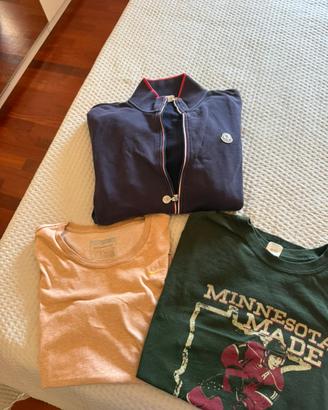 Box 1 felpa + 2 t shirt