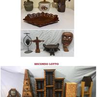 Lotto portacandela maschera vassoio vaso lampada