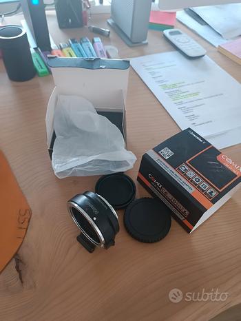 Commlite - Adattatore EF-NEX EF-E MOUNT per obiett
