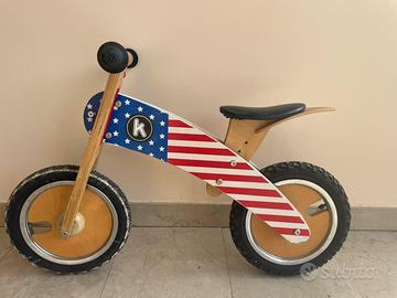 bici senza pedali in legno Kurve