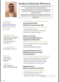 Magazziniere, Impiegato d'ufficio, tecnico