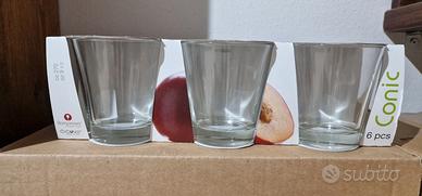 Bicchieri Vetreria Borgonovo vari modelli