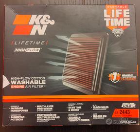 K&N 33-2443  filtro aria lavabile