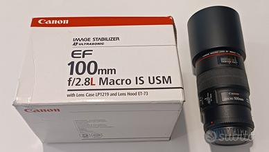 Obbiettivo Canon  ef 100 mm macro 