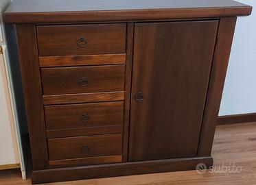 Credenzino pota TV in legno