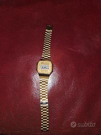 orologio casio dorato 