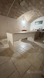 Scrivania Moderna 160x80 - Top Olmo naturale