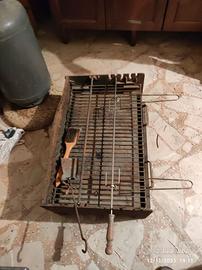 Barbecue in ghisa