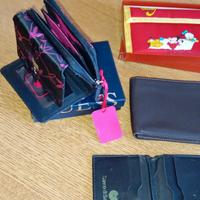 PORTAFOGLI x Uomo e Donna e portaschede e pila