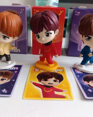 Set 3 Action Figure TinyTAN BTS McDonald's 