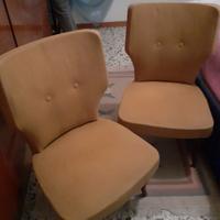 Coppia poltroncine anni '50 stile vintage