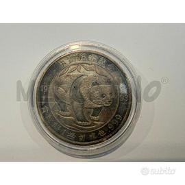 MONETA ARGENTO 1993 PANDA CHINA 1 OZ .999 FINE SIL