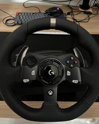 Volante + pedaliera logitech g29