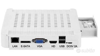 Nvr mini videoregistratore per videocamere