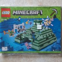 Istruzioni Lego Minecraft Monumento Oceanico 21136