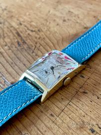 Longines Tank 14kt raro Vetro Prisma calibro 9LT