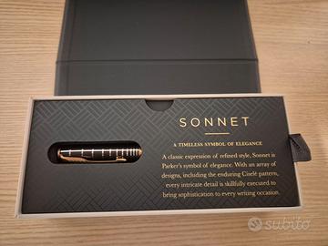 Penna Parker Sonnet Ciselled Pink Gold