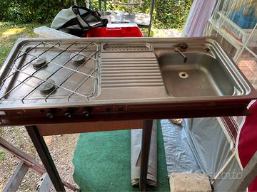 Piano cucina da camper o roulotte