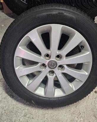 4 CERCHI IN LEGA OPEL 225/55 R17
