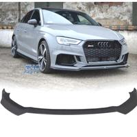 SPOILER LIP AUDI A3 S LINE SEDAN 17-20 LOOK RS3