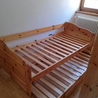 Letto a castello e cassetti e letto con estraibile
