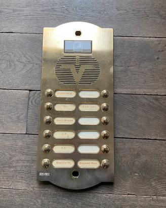 VideoCitofono  Pulsantiera Ottone