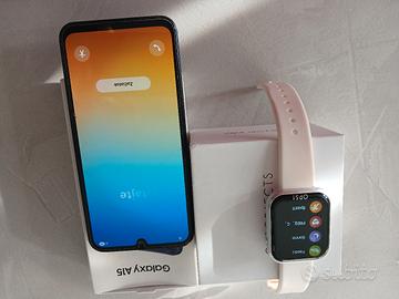 telefono Galaxy a 15 orologio 