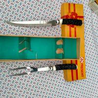 Posate vintage per affettare carne