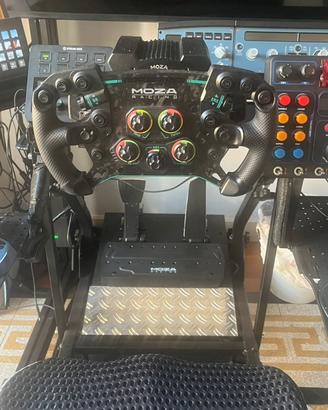 Moza R12 Ver. 2 -Pedaliera-Volante F1 - Volante GT
