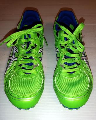 SCARPE DA CORSA CHIODATE ASICS HYPER LD ES n. 39,5