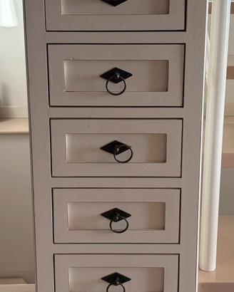 Mobiletto cassettiera svuota tasche