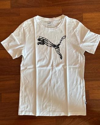 T-shirt Puma bianca